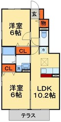 ラ メゾンの物件間取画像